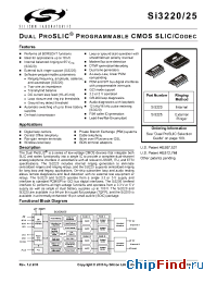 Datasheet SI3200-X-GS manufacturer Silicon Lab.